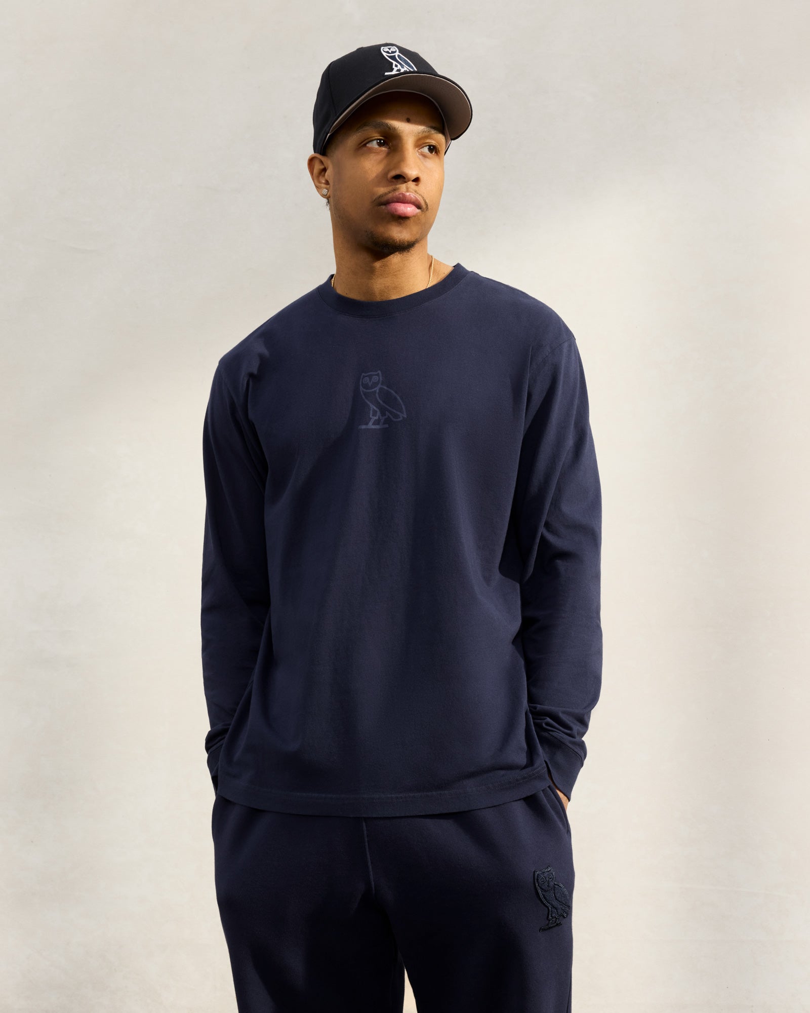 Mini OG Longsleeve T-Shirt - Navy