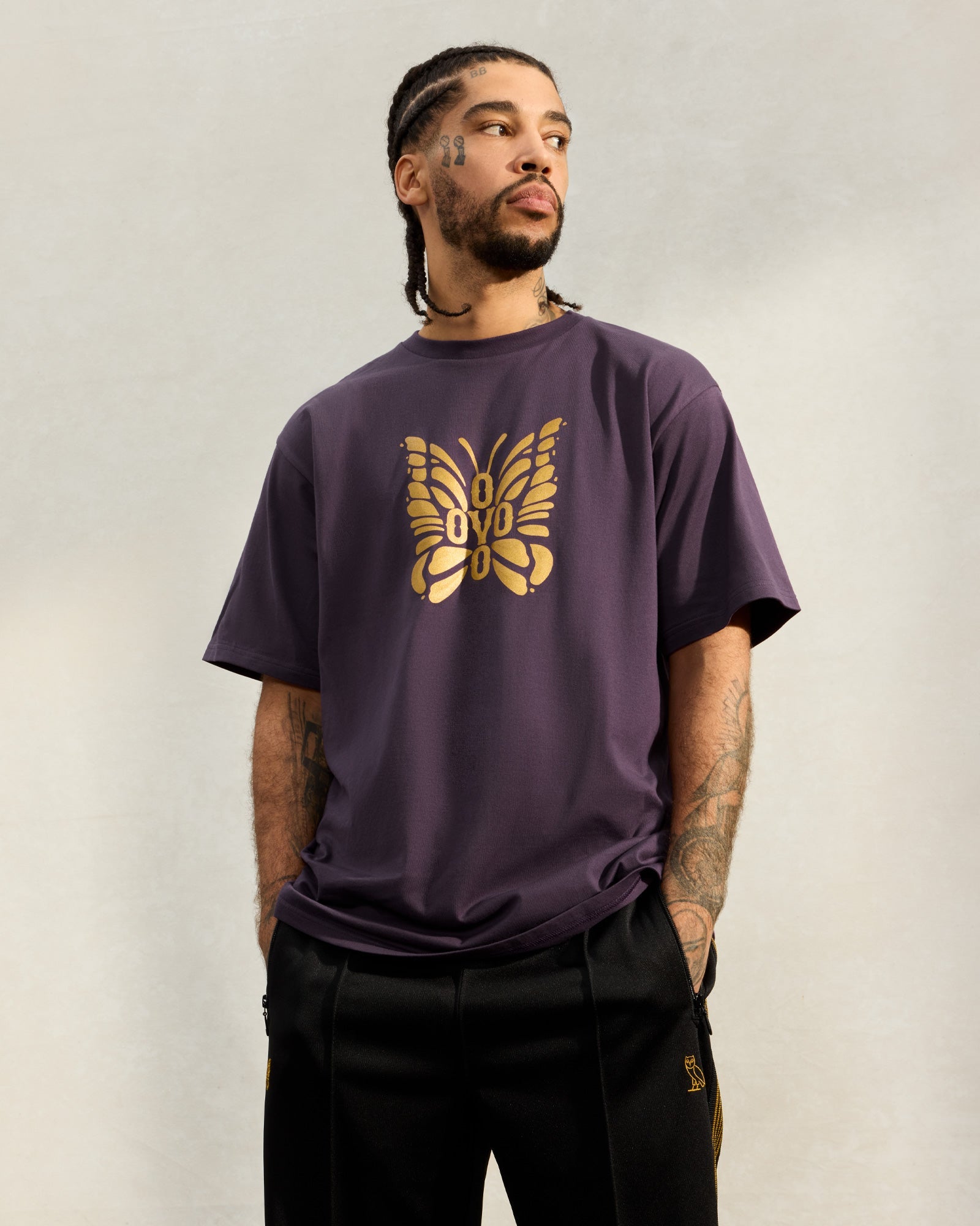 Needles Papillon T-Shirt - Purple