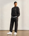 Muskoka Garment Dyed Relaxed Fit Sweatpant - Black