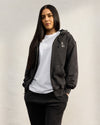 Muskoka Garment Dyed Full-Zip Hoodie - Black