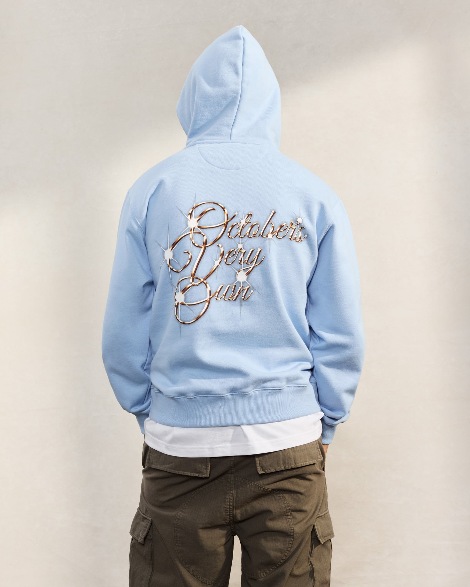 Bling Hoodie - Light Blue