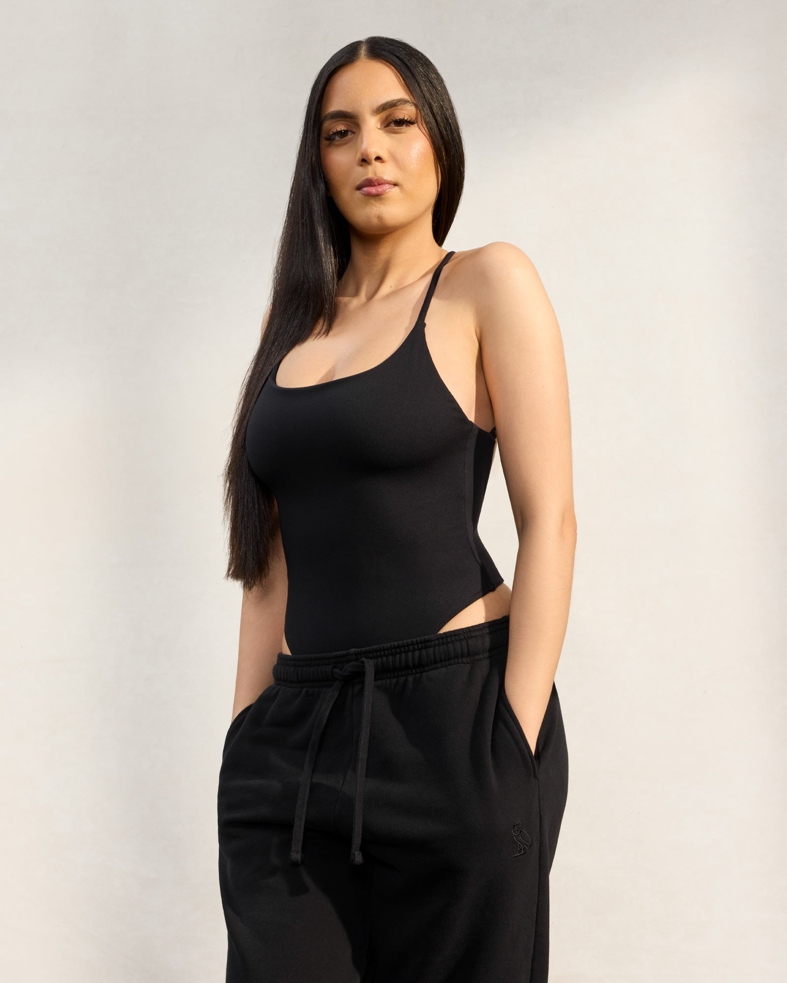 Cami Strap Bodysuit - Black