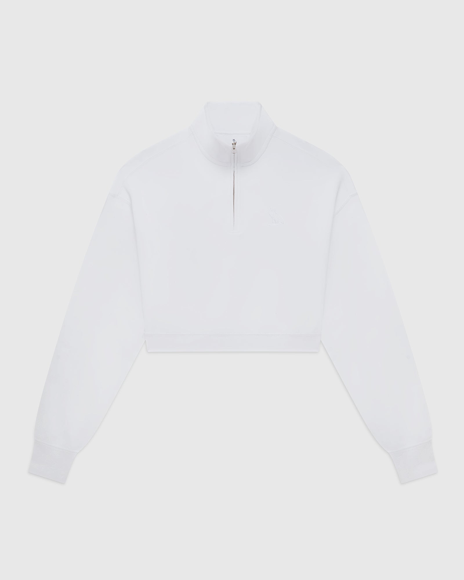 MOCK NECK SWEATER - White