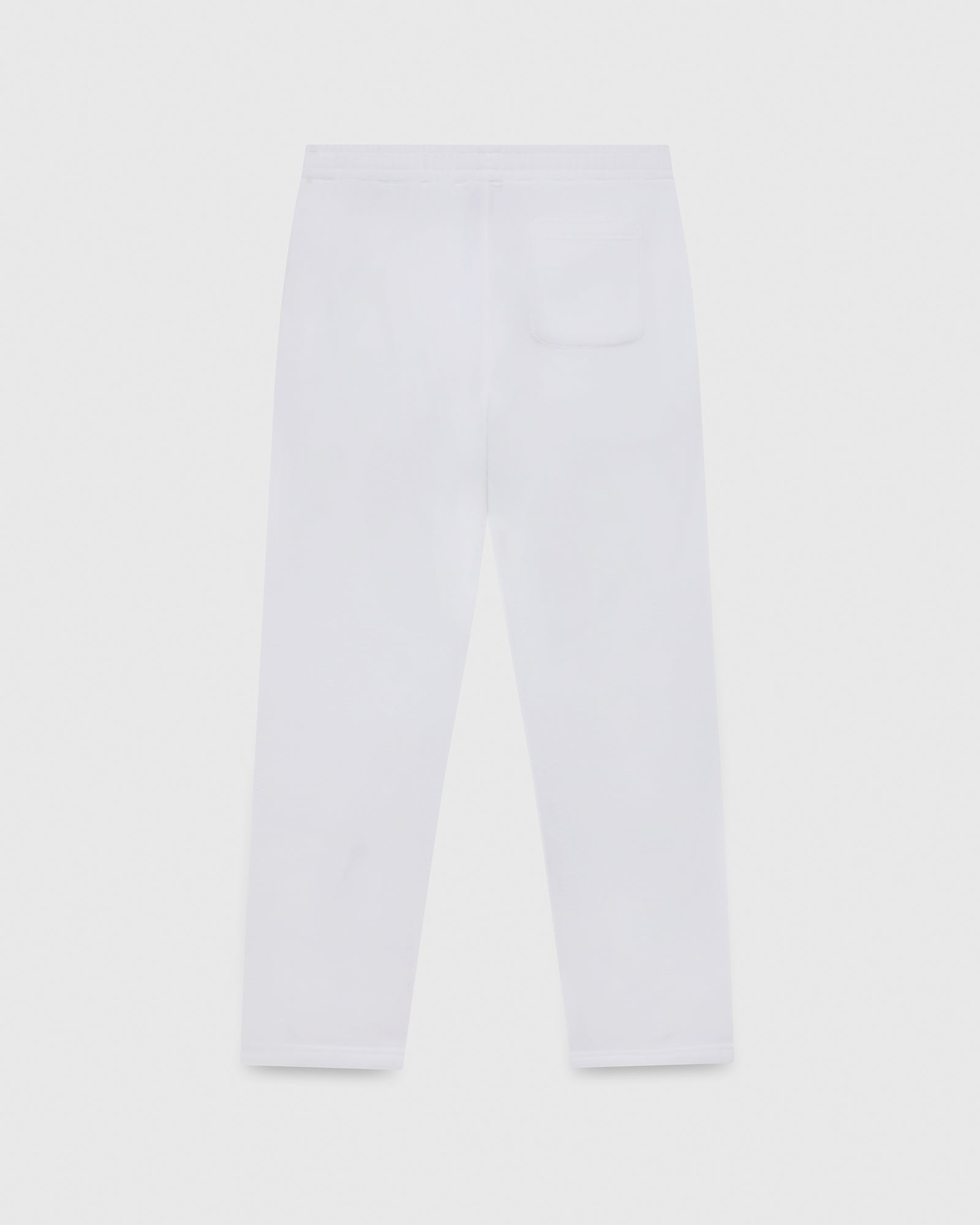 Arch Logo Open Hem Sweatpant - White - October's Very Own