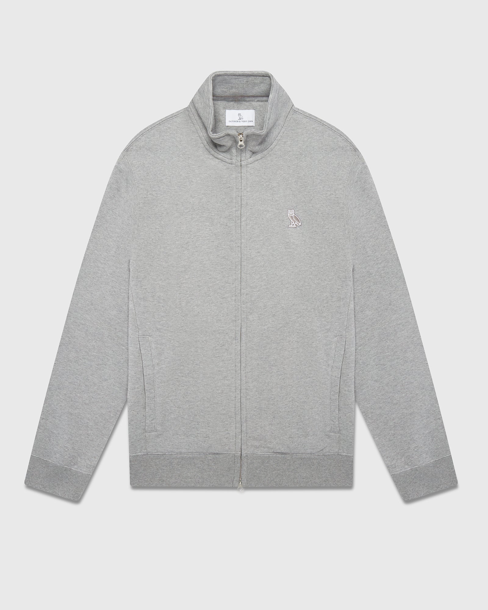 Herringbone Hoodie - Heather Grey