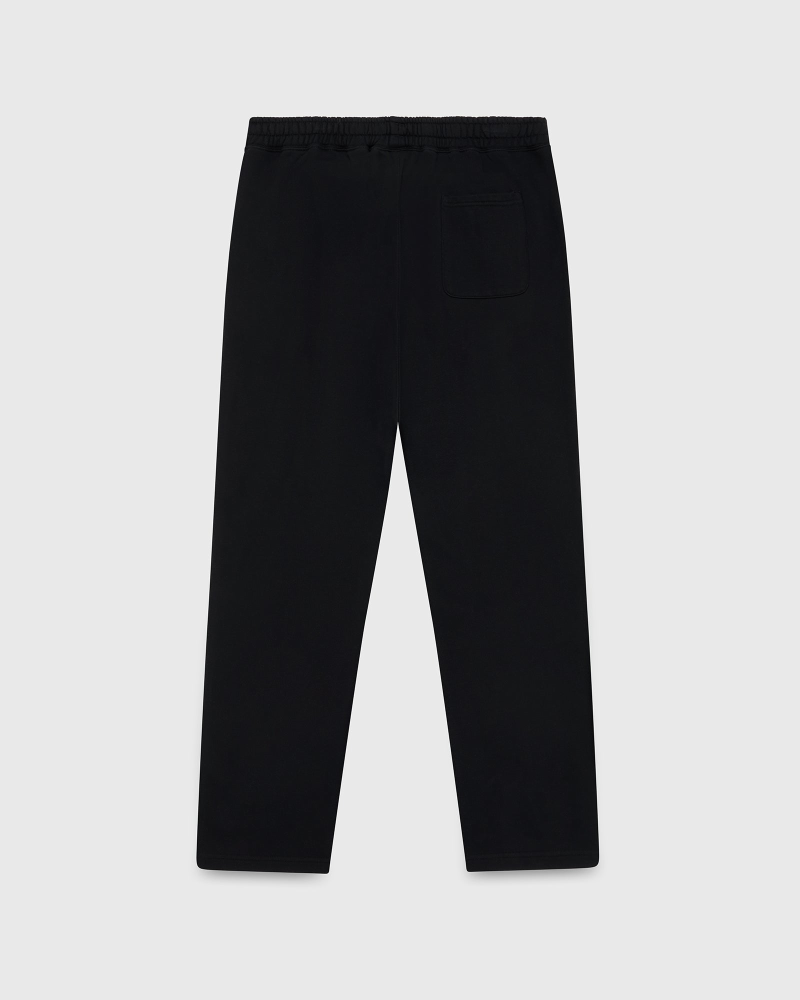 Classic Open Hem Sweatpant - Black