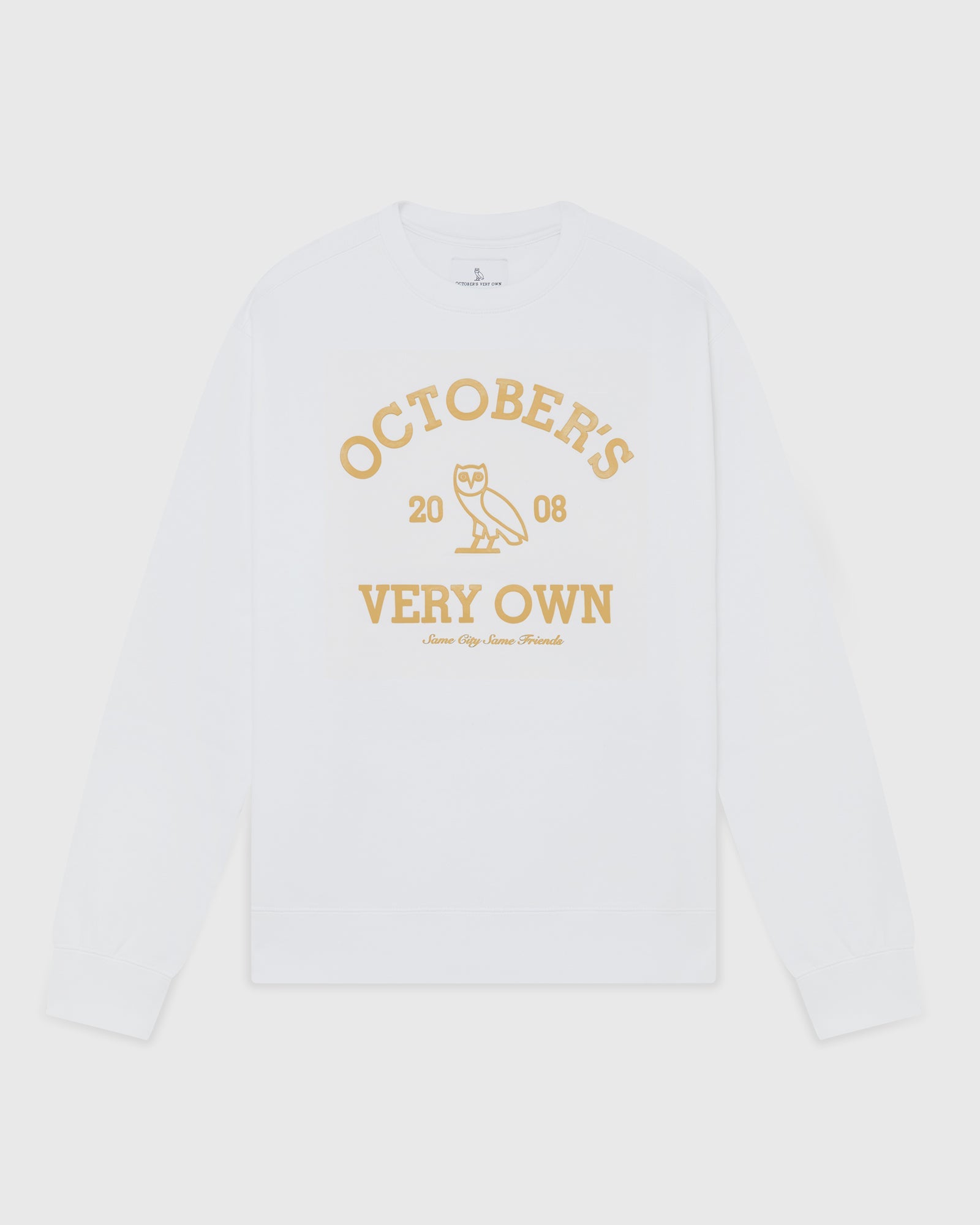 Collegiate Crewneck - White