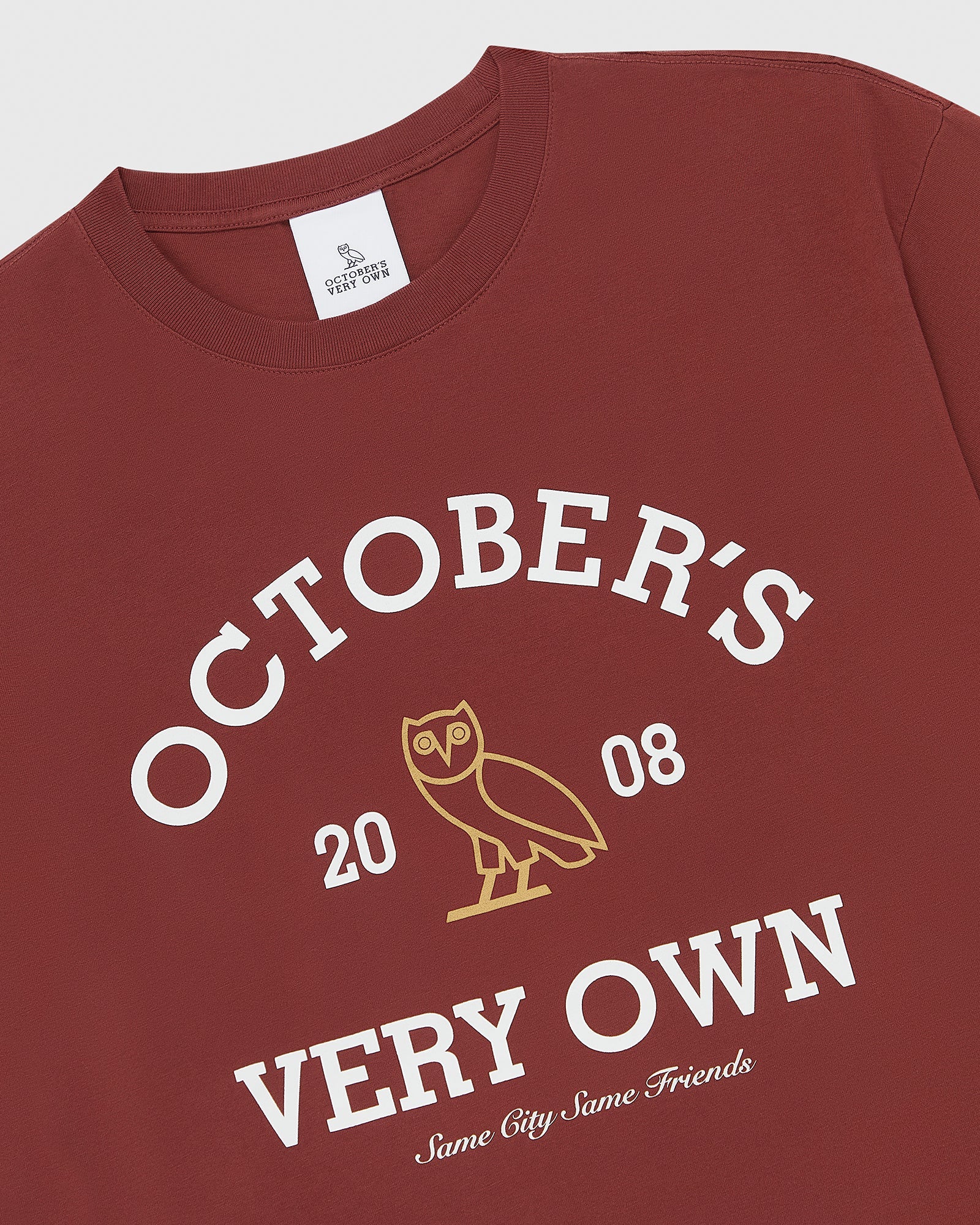 Collegiate Longsleeve T-Shirt - Burgundy