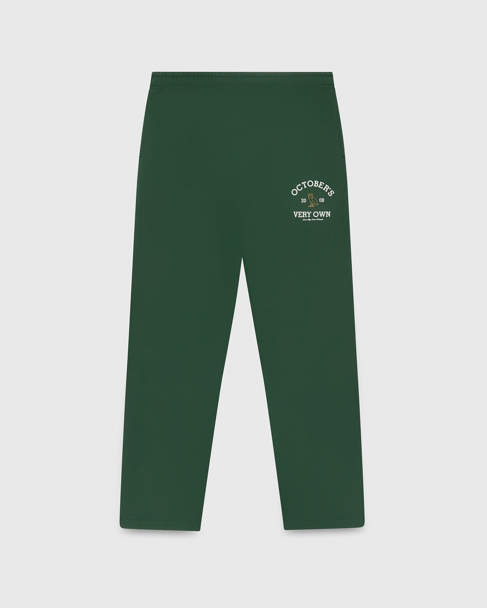 Collegiate Open Hem Sweatpant - Green