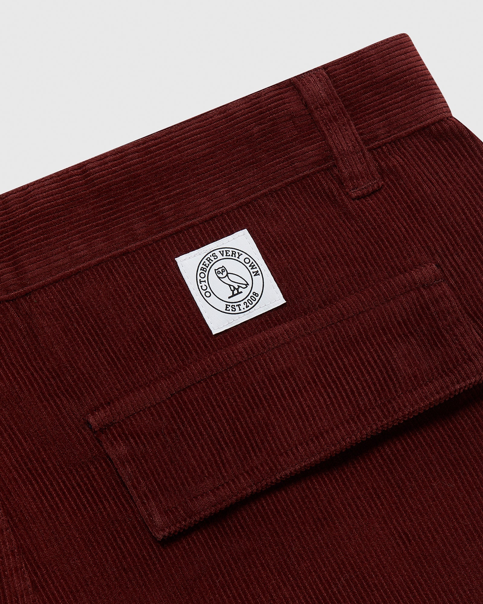 Corduroy Cargo Pant - Red