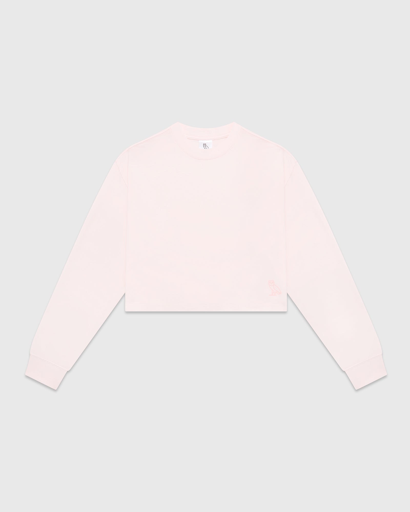 Cropped Longsleeve T-Shirt - White - October's Very Own