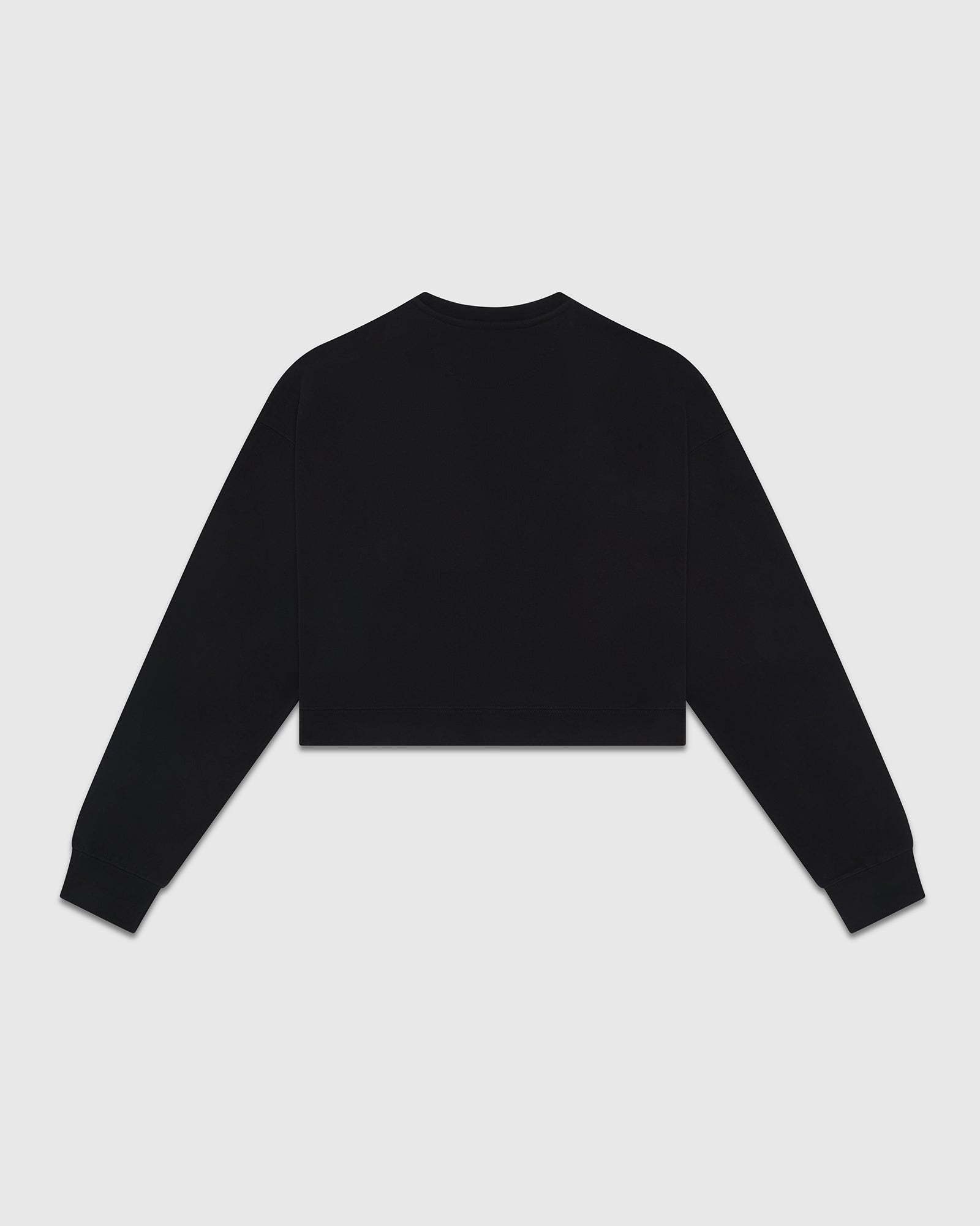 Cropped Crewneck - Black