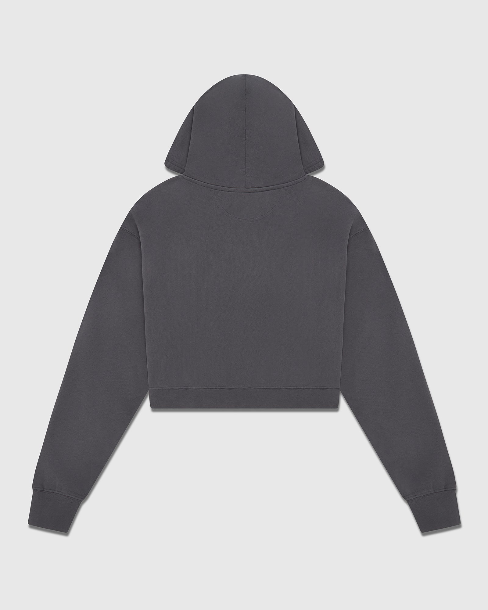 Cropped Hoodie - Charcoal