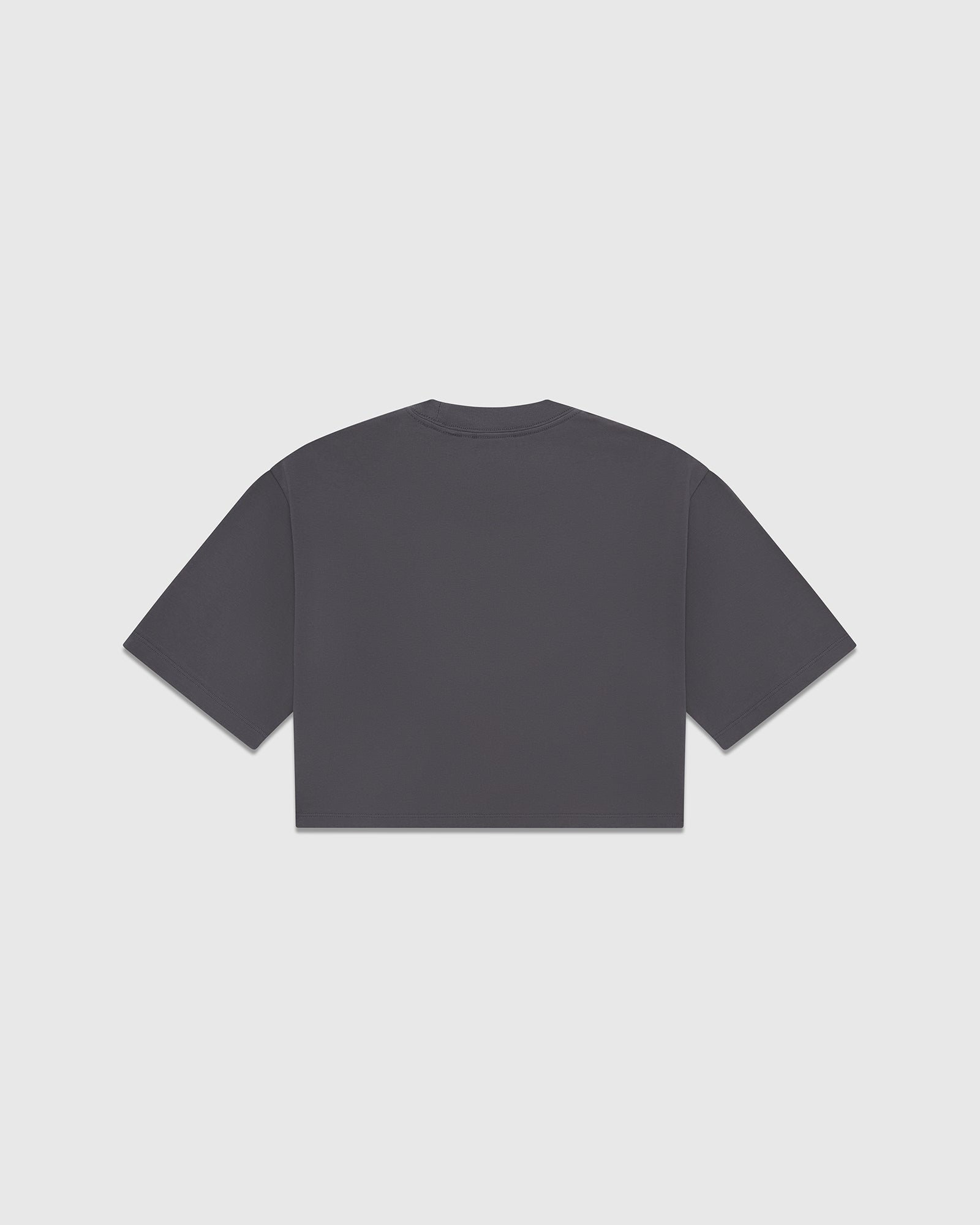 Cropped T-Shirt - Charcoal