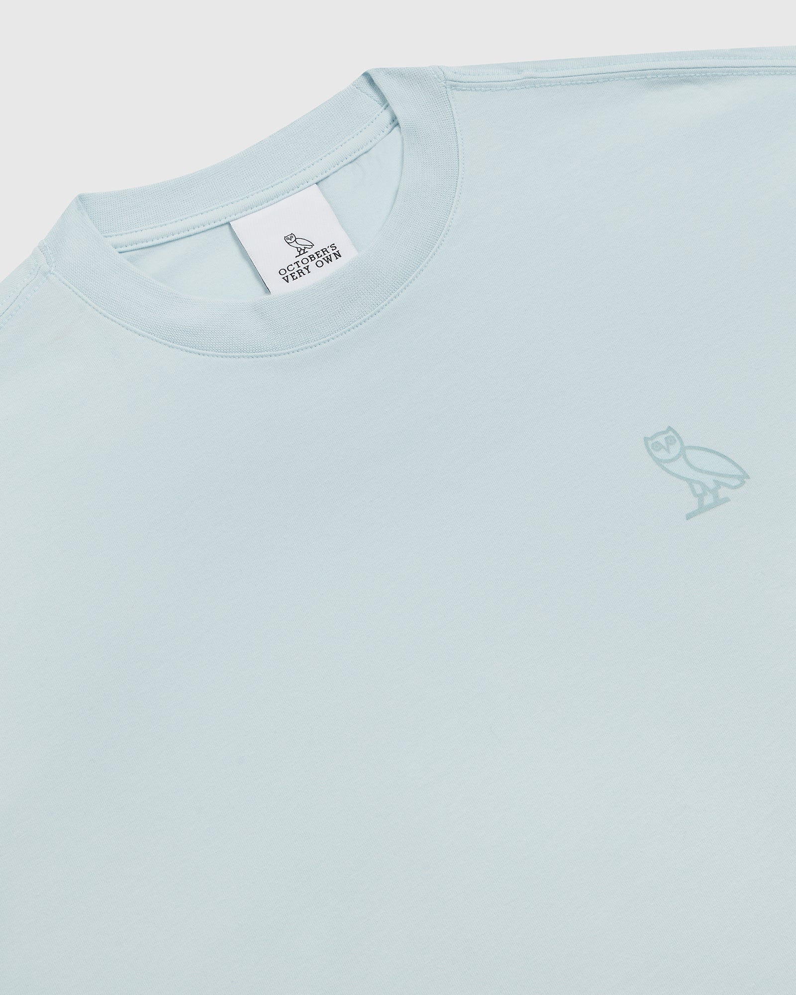 Cropped T-Shirt - Light Blue