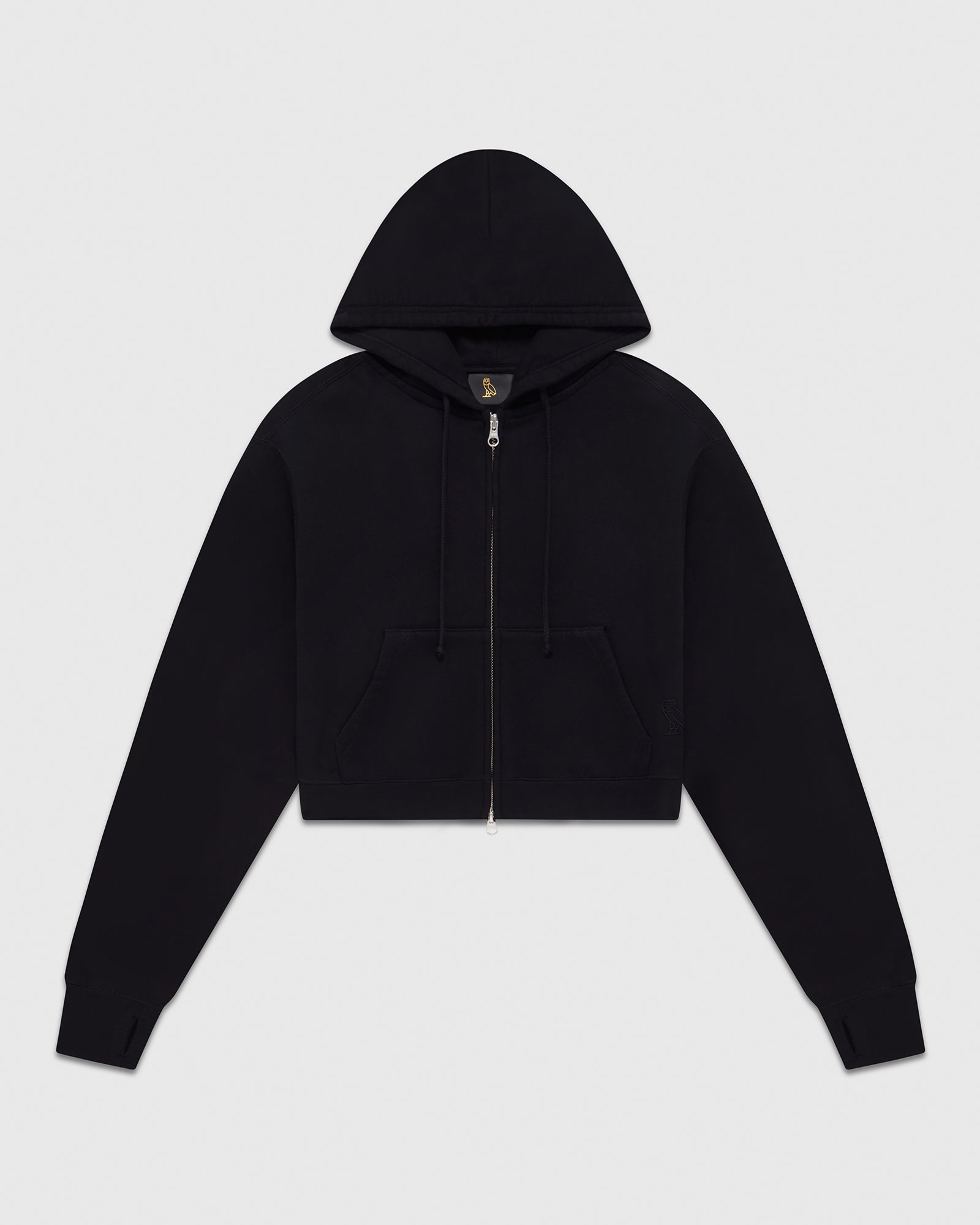 Full Zip Hoodie - Black