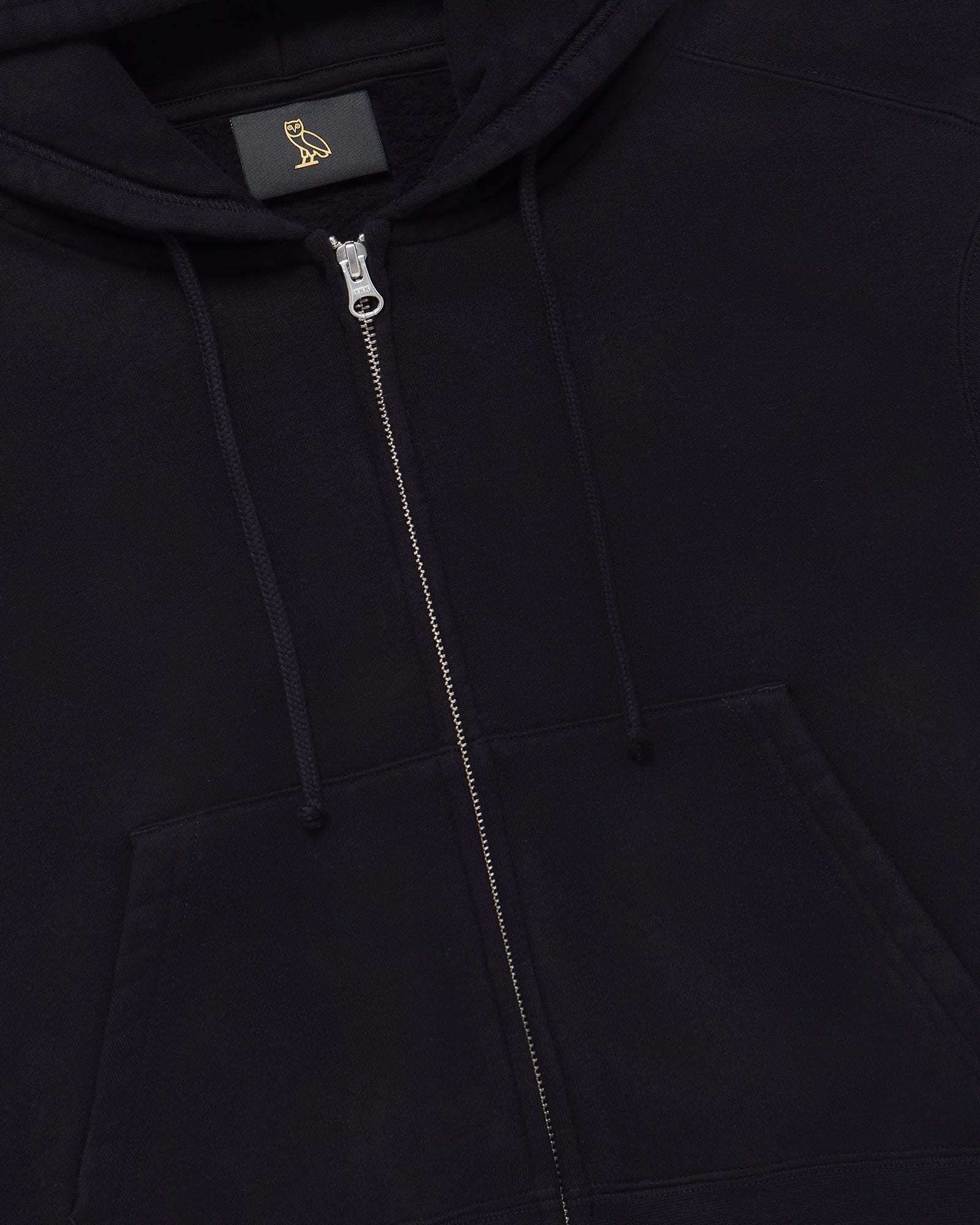 Full Zip Hoodie - Black