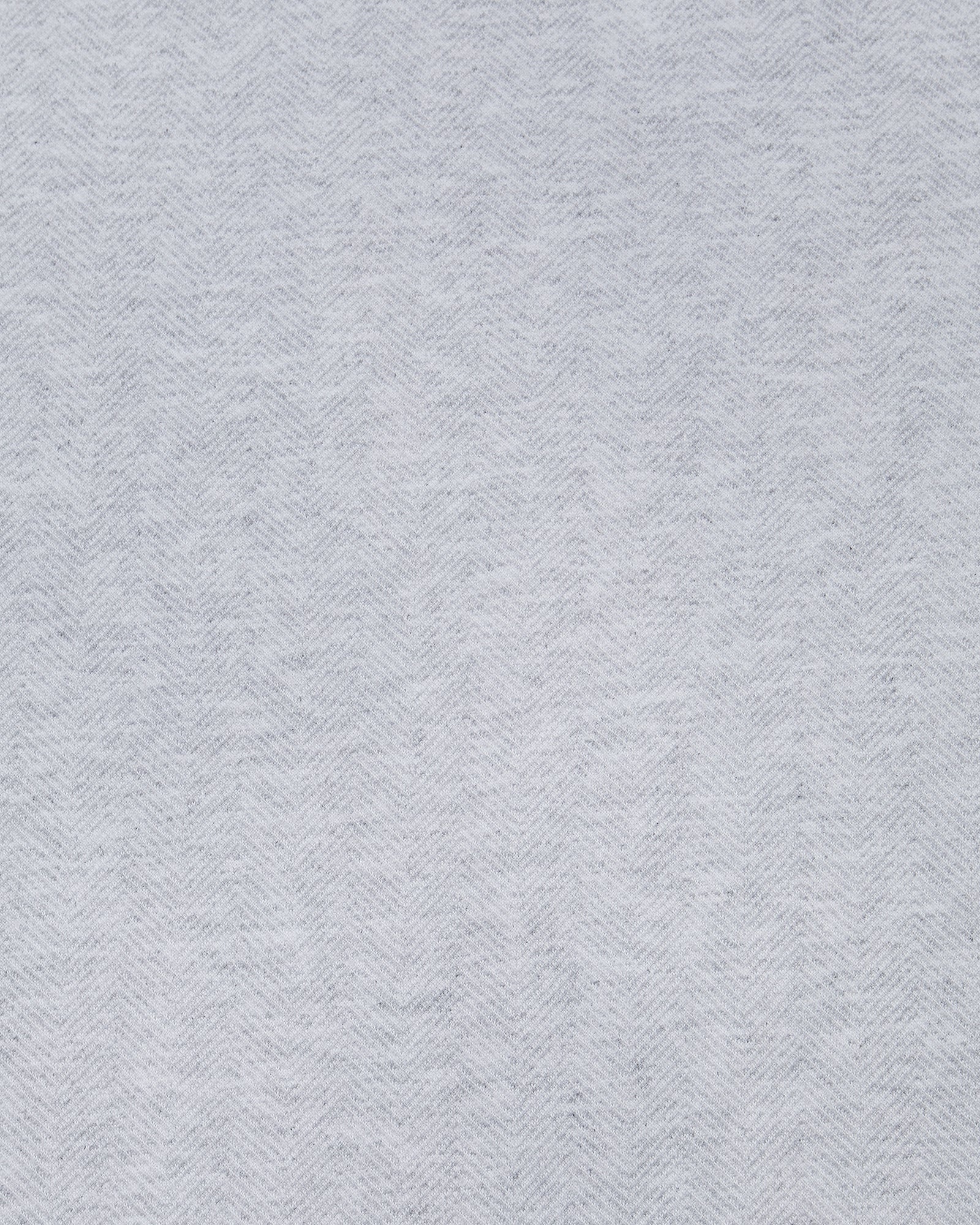 Herringbone Crewneck - Ash Heather Grey