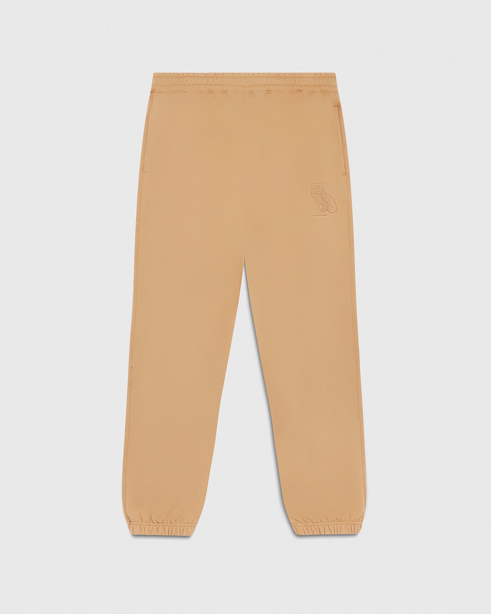 Speckle Fleece Open Hem Sweatpant - Oatmeal