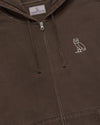 Muskoka Garment Dyed Full-Zip Hoodie - Brown