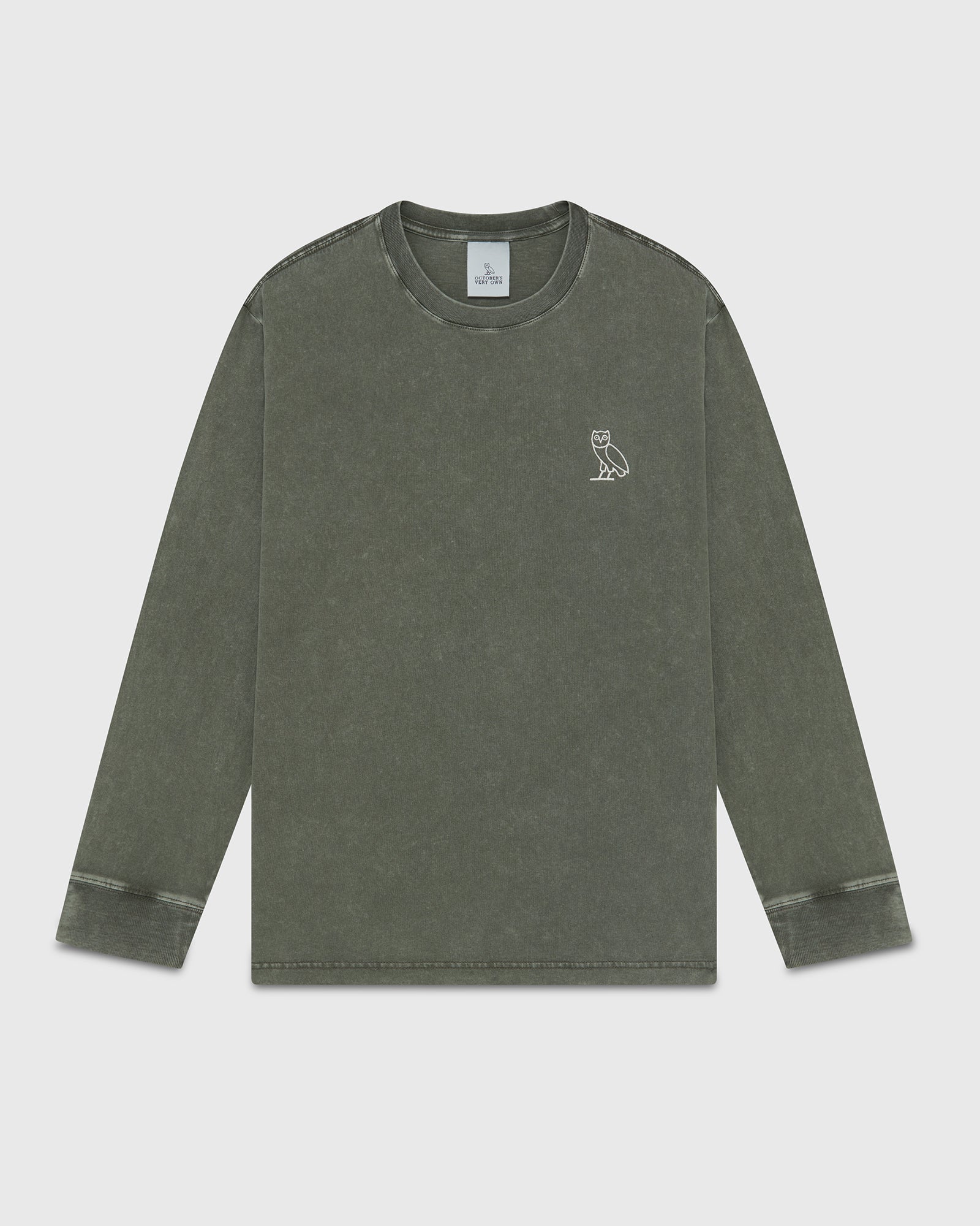 Muskoka Garment Dyed Longsleeve T-Shirt - Sage