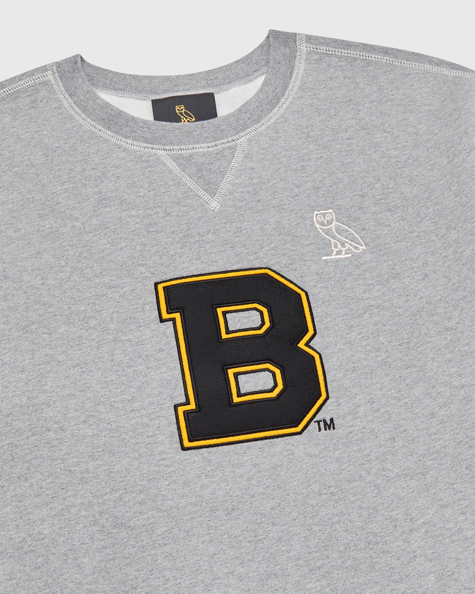 Boston Bruins Crewneck - Heather Grey