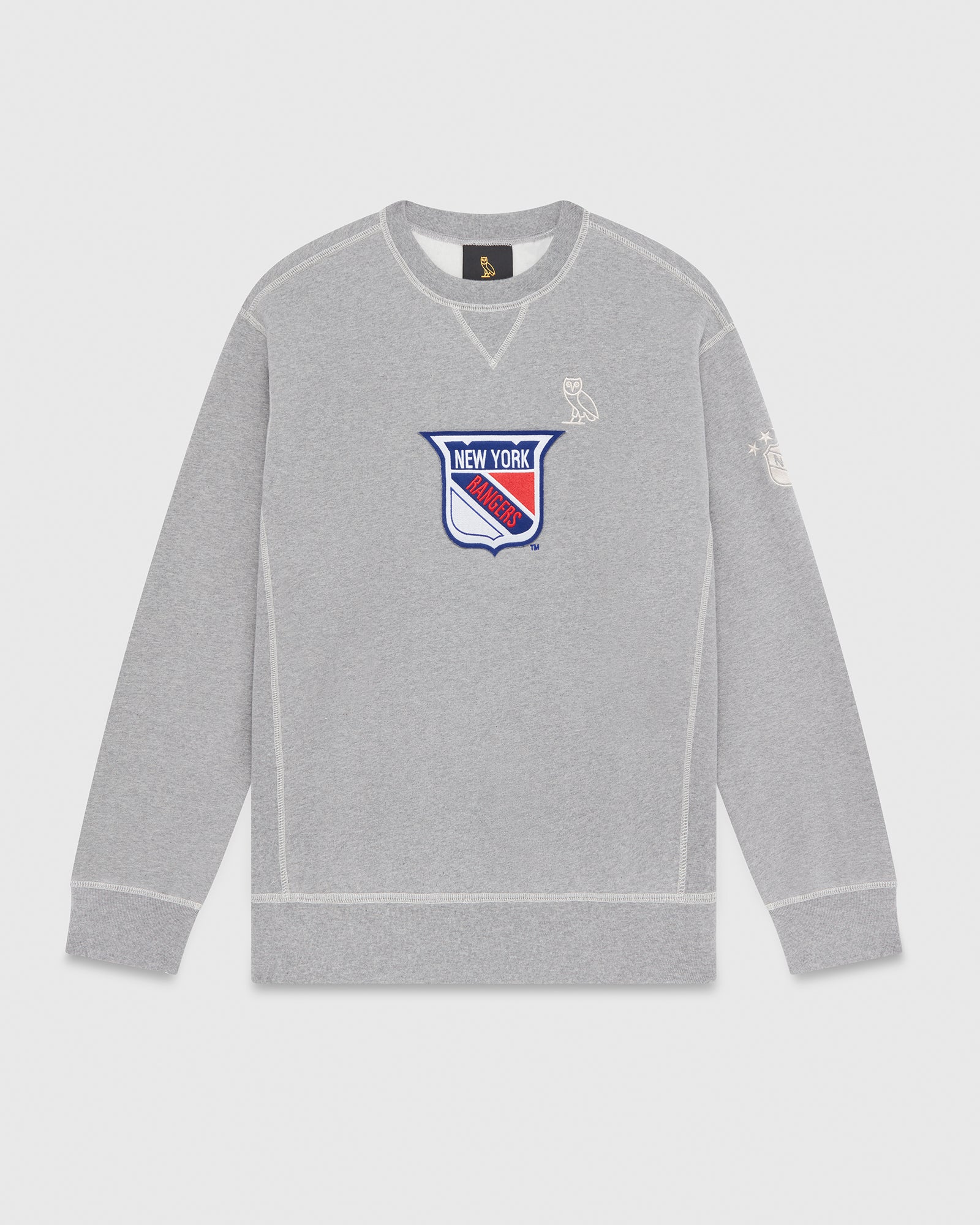 New York Rangers Crewneck - Heather Grey