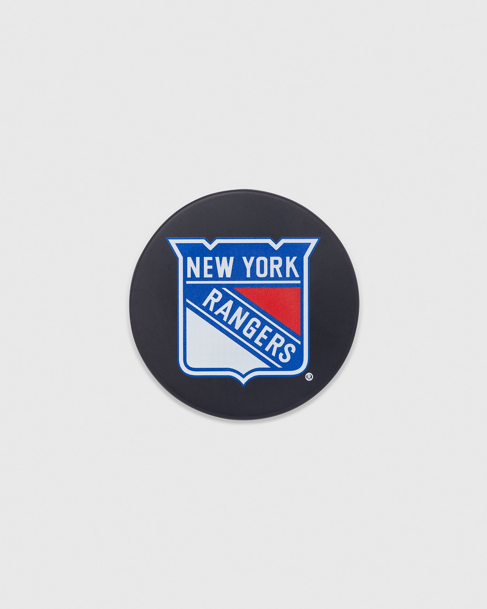 New York Rangers Hockey Puck - Black