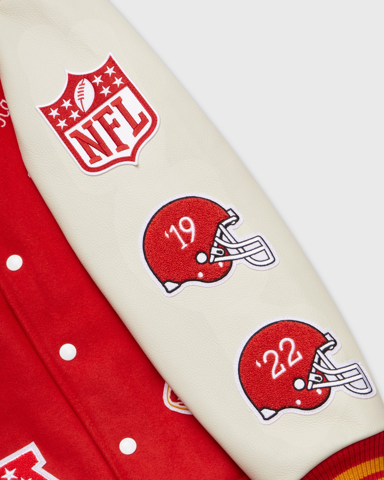 NFL Kansas City Chiefs Varsity Jacket - Red