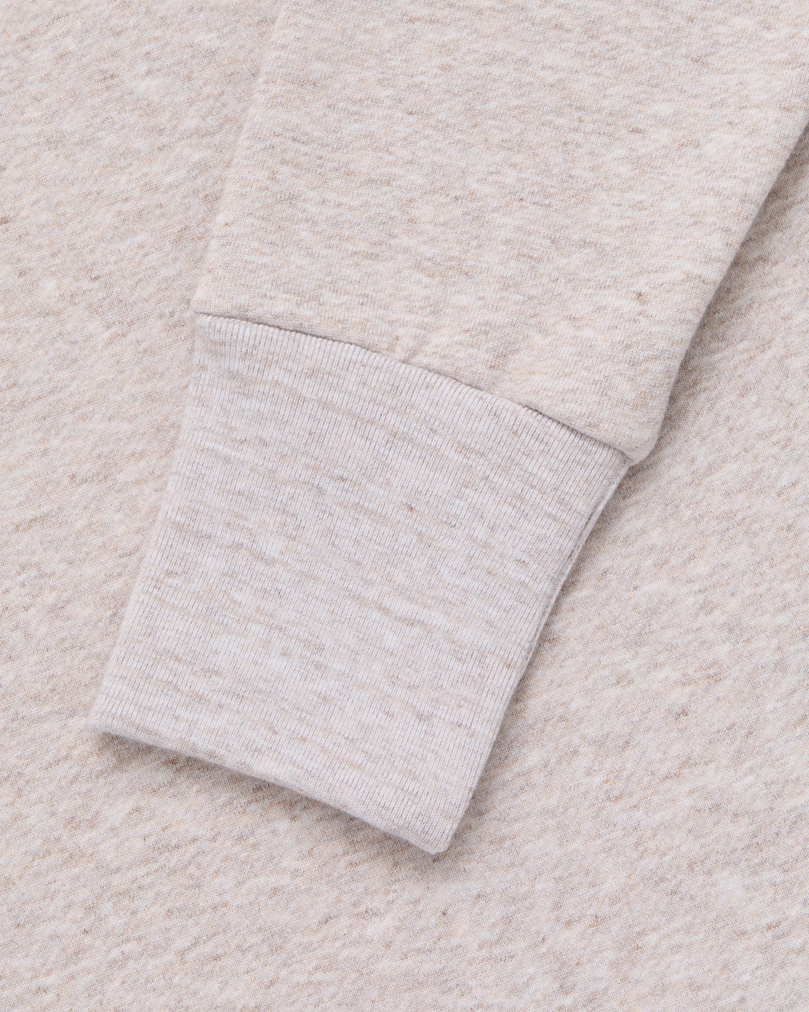 Speckle Fleece Full-Zip Cardigan - Oatmeal