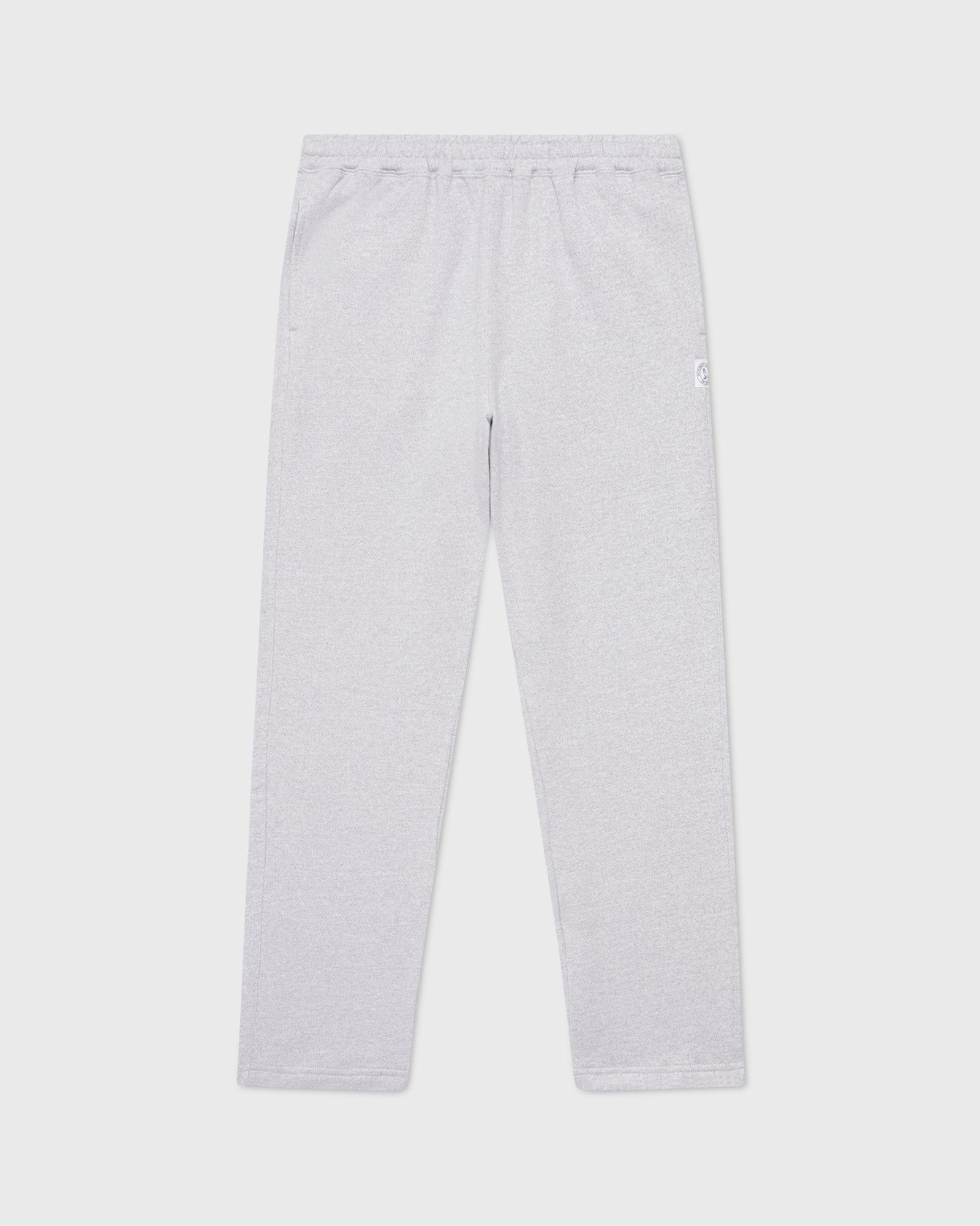 Speckle Fleece Open Hem Sweatpant - Grey