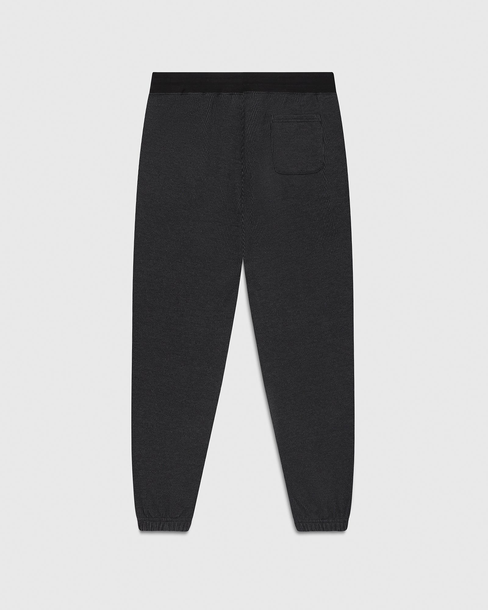 Seersucker Fleece Relaxed Fit Sweatpant - Black/Charcoal - October's ...