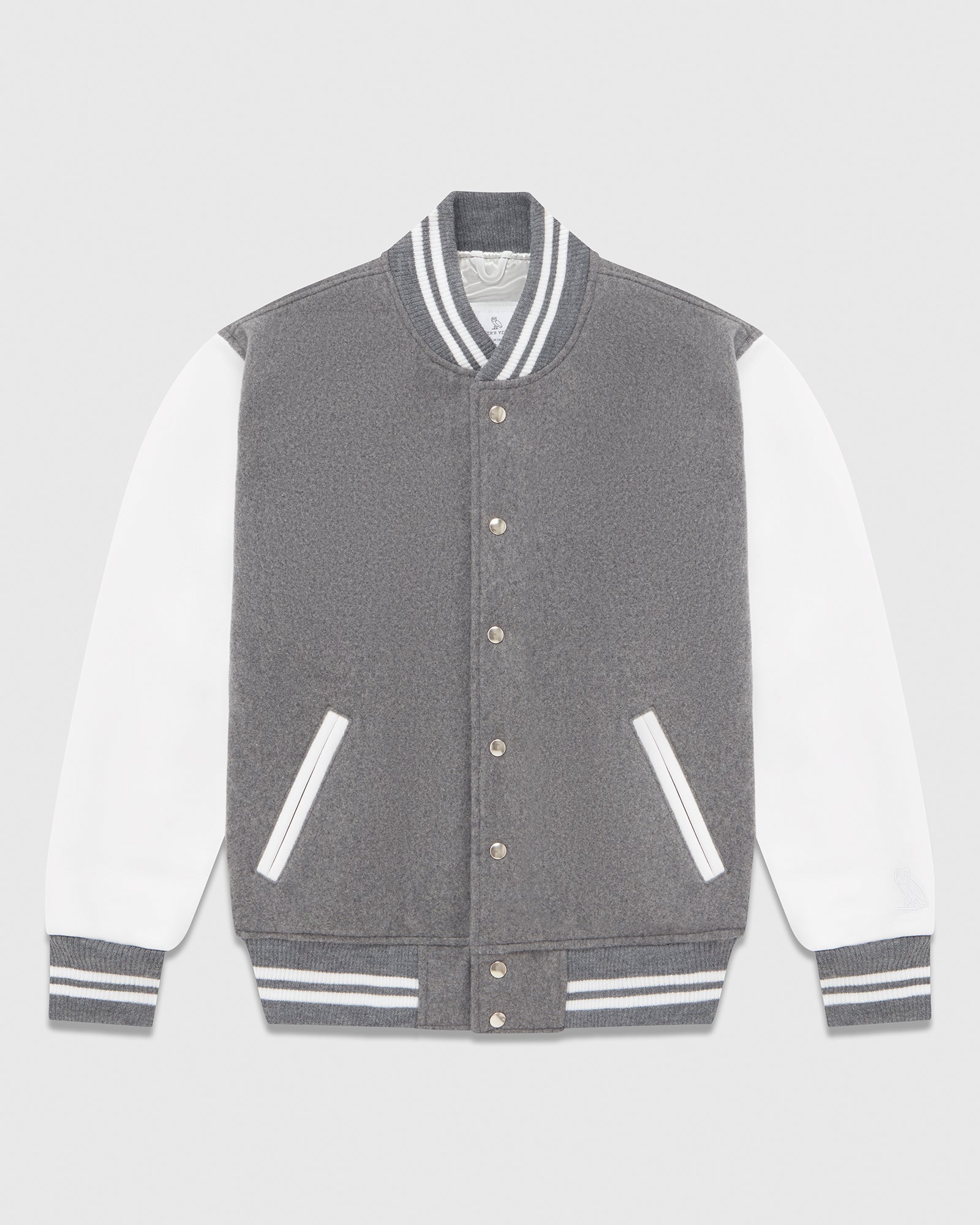 Varsity Jacket - Heather Grey