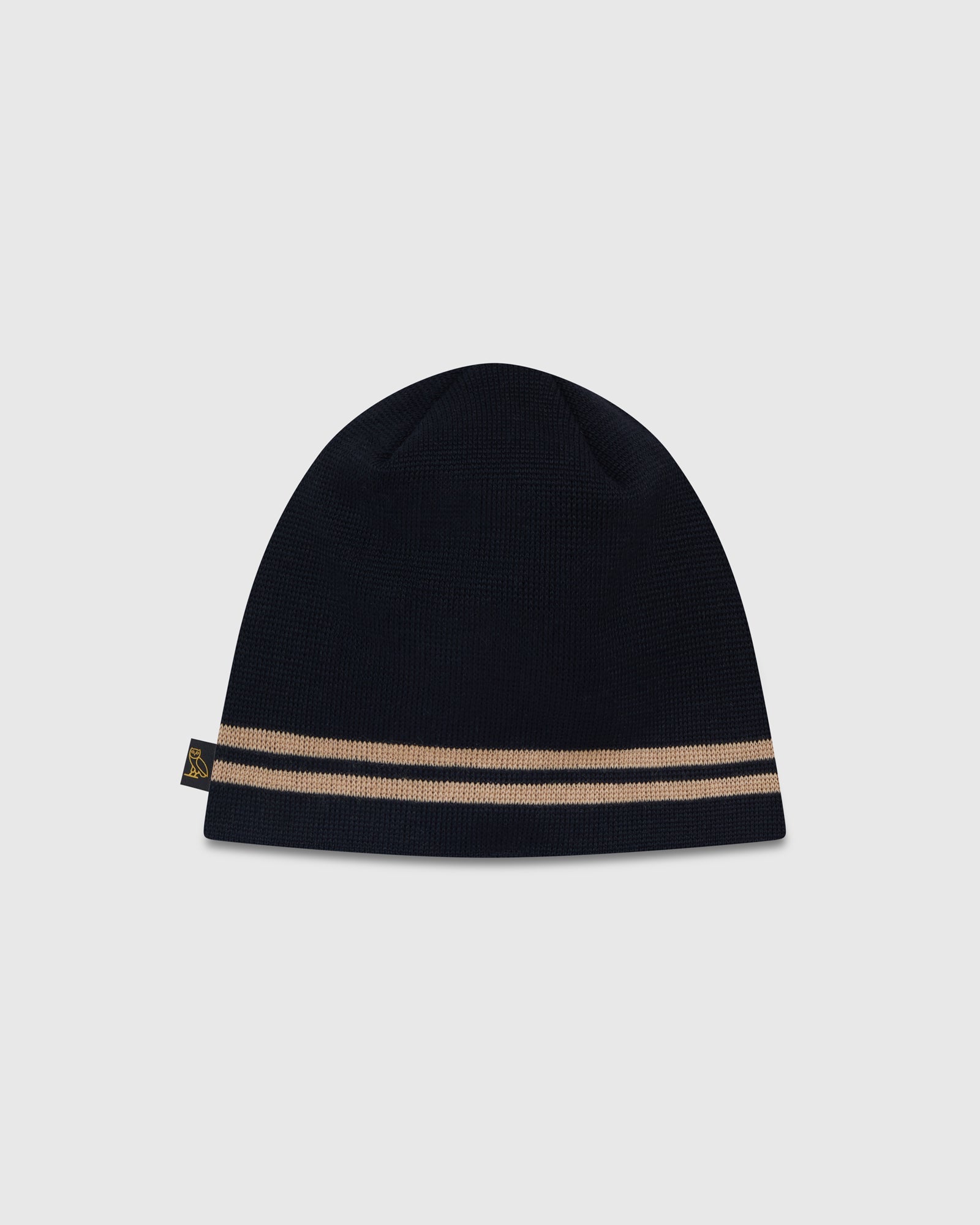 Striped Beanie ‚Äì Black