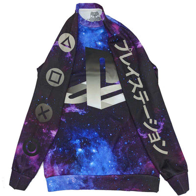 vaporwave playstation hoodie