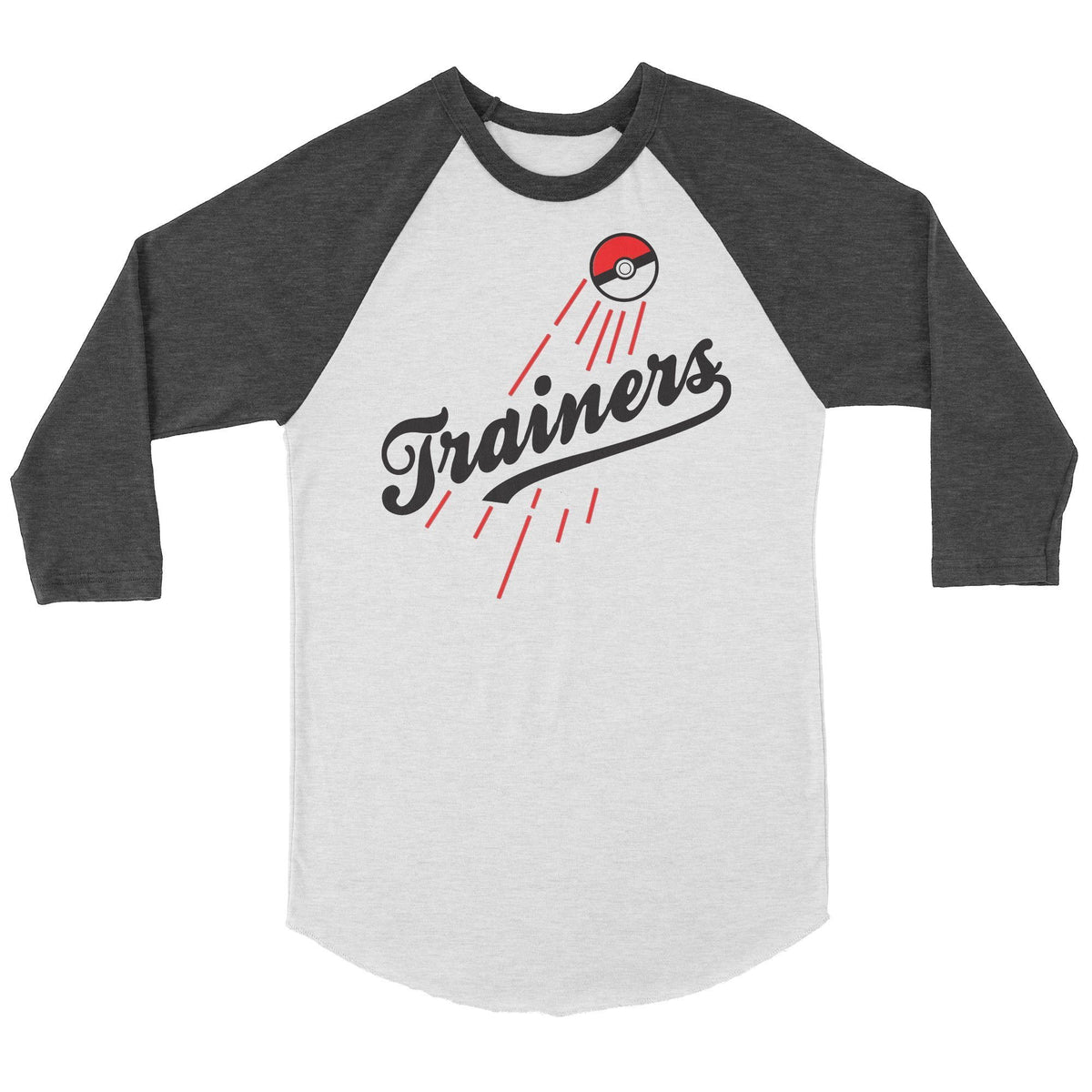 Trainers Tri-blend Baseball Raglan Shirt - Shirtasaurus