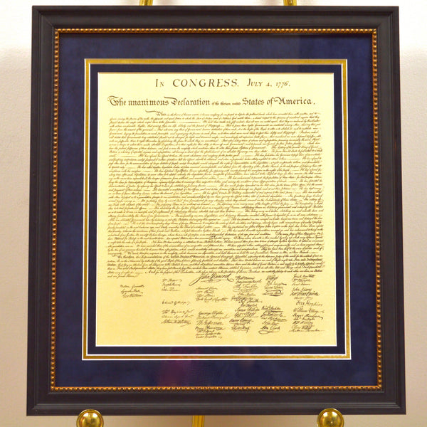 Premium Framed Declaration Of Independence National Archives Store