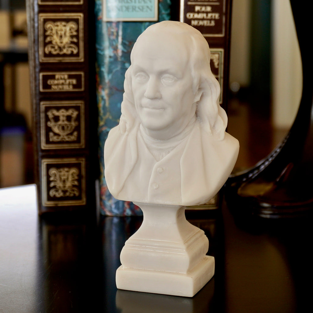 ben franklin bust platic bank