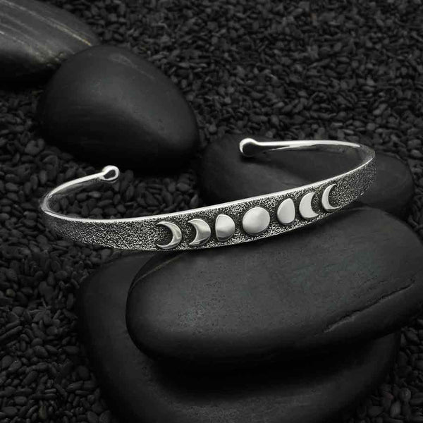 Sterling Silver Textured Snake Bracelet