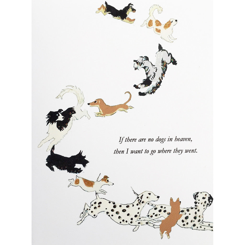 Greeting Card Dog Heaven - Lumia Designs