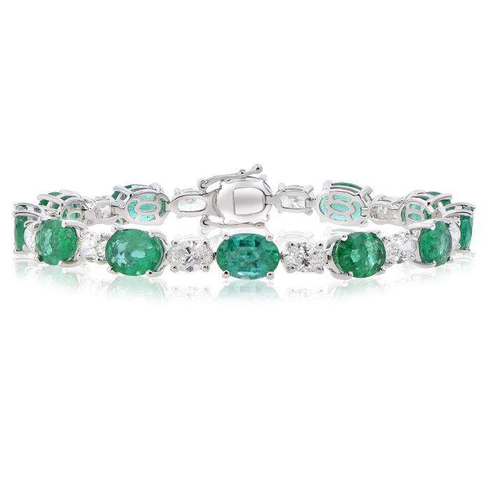 Emerald & Diamond Bracelet