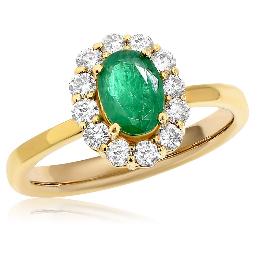 Emerald & Diamond Ring