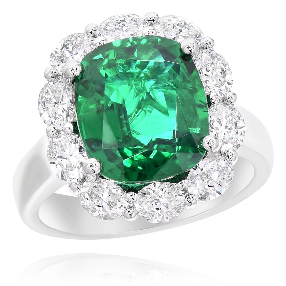 Emerald & Diamond Ring