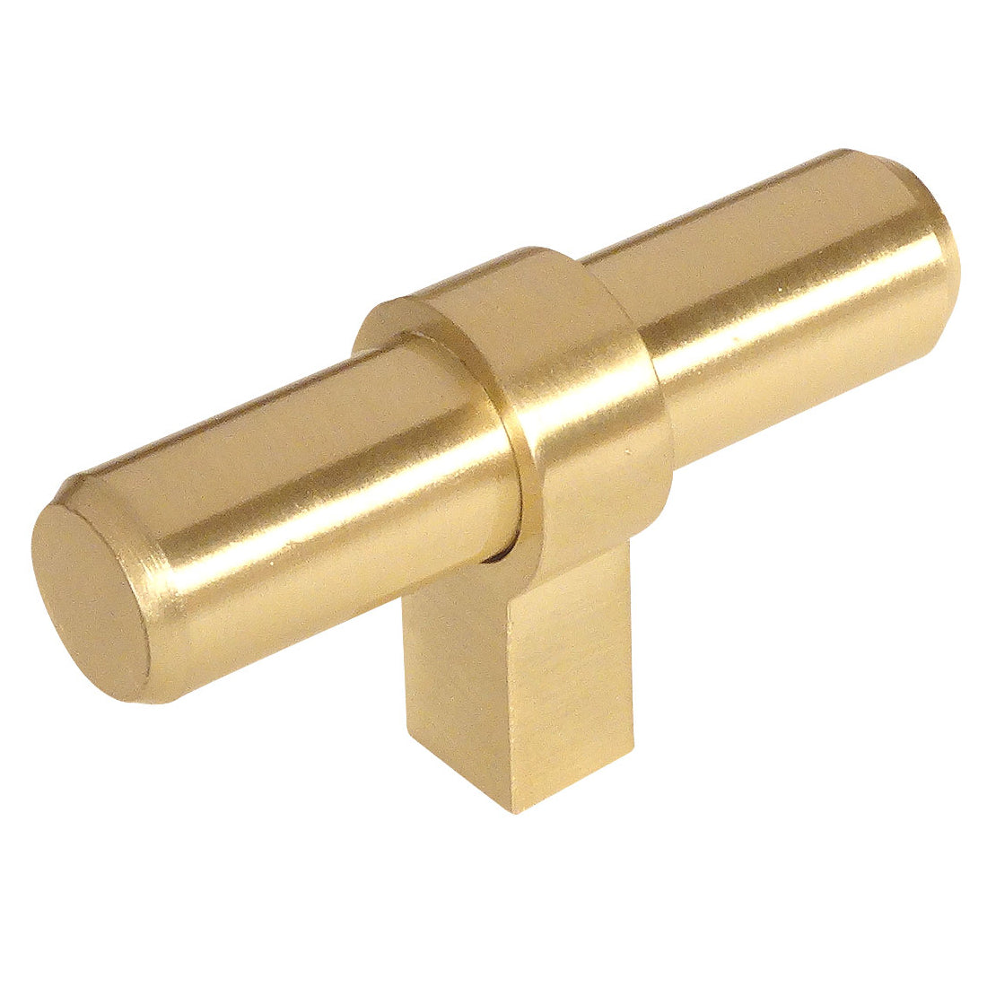 Cosmas 181BB Brushed Brass Euro Style T Bar Knob - Cosmas