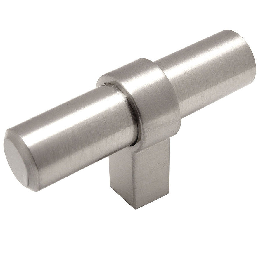 Cosmas 181SN Satin Nickel Euro Style T Bar Knob - Cosmas