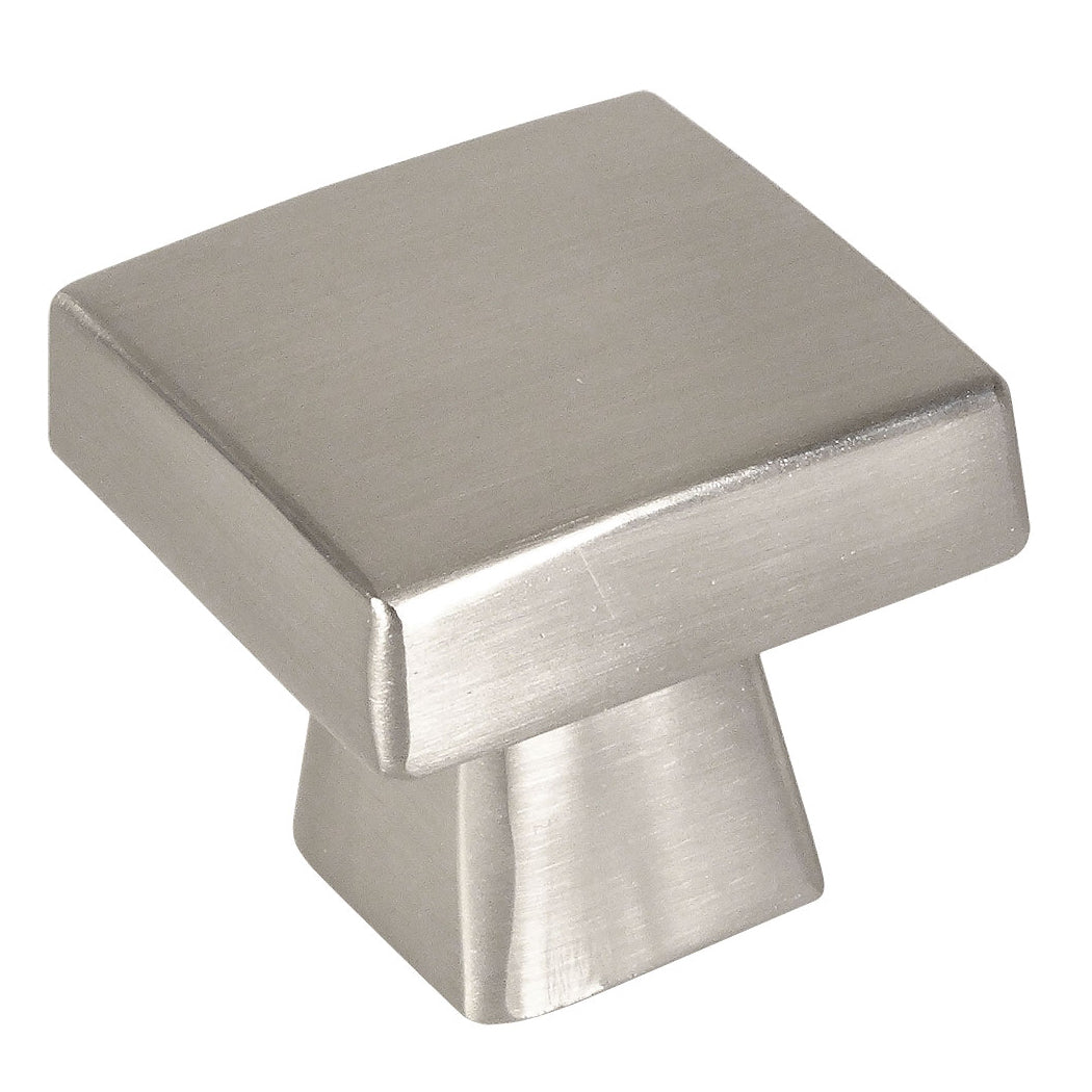 Cosmas 5233sn Satin Nickel Square Contemporary Cabinet Knob