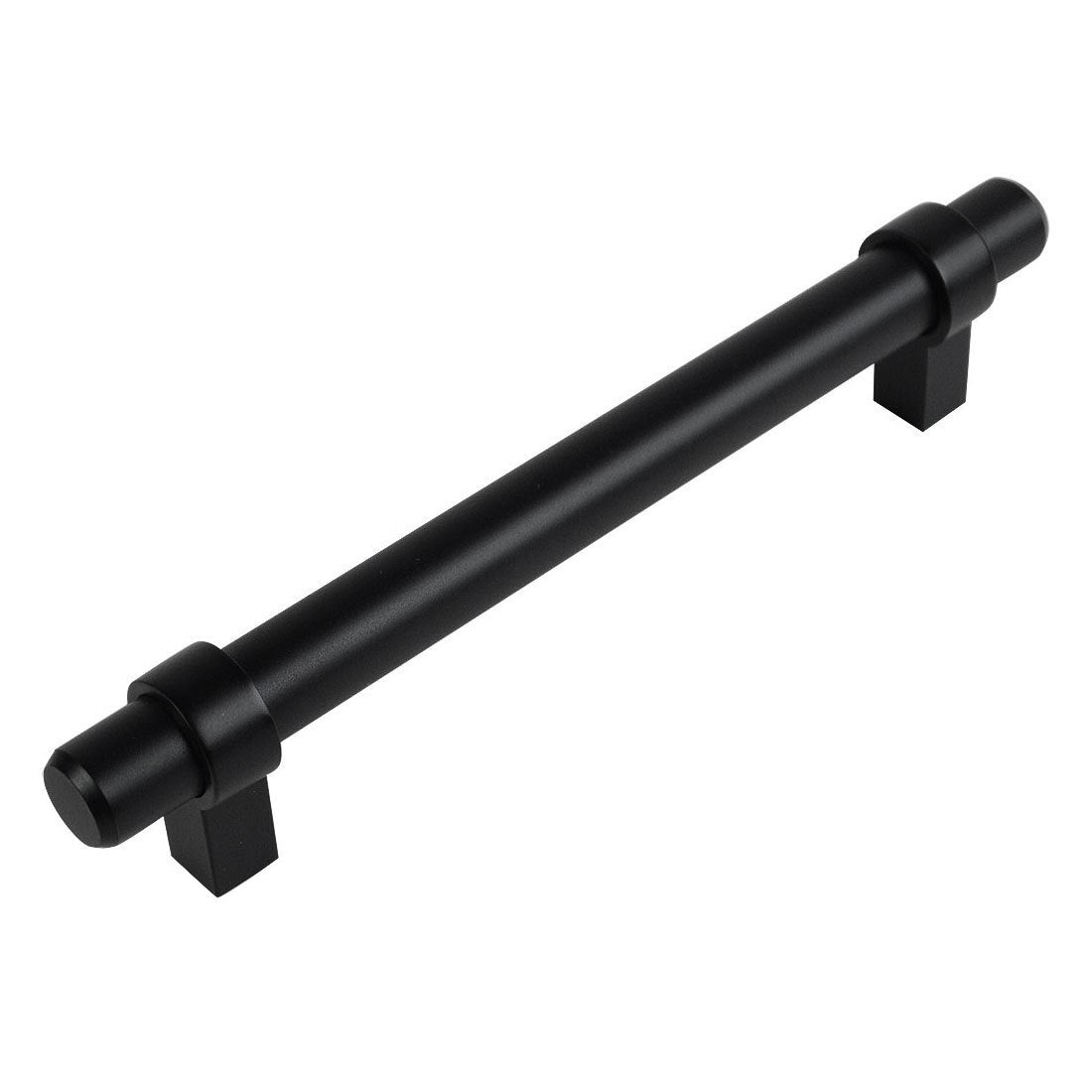 Cosmas 161 4fb Flat Black Cabinet Hardware Euro Style Bar Pull