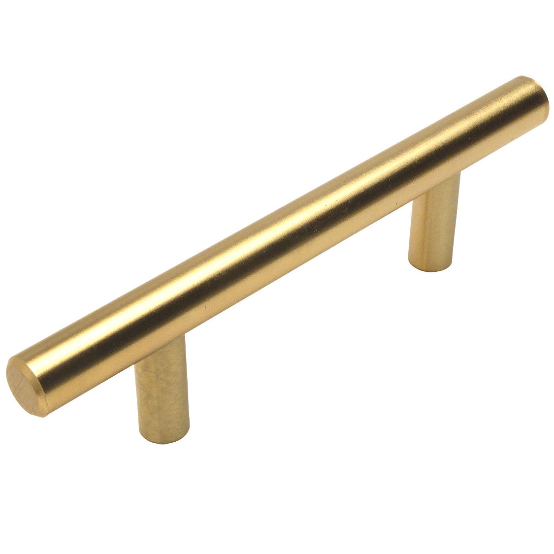 Cosmas 305-030BB Brushed Brass Euro Style Bar Pull