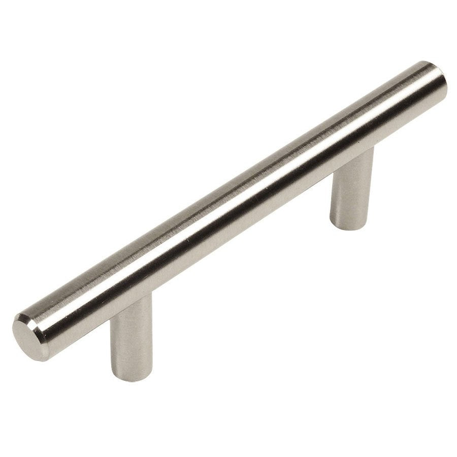 Cosmas 305-030SN Satin Nickel Euro Style Bar Pull - Cosmas