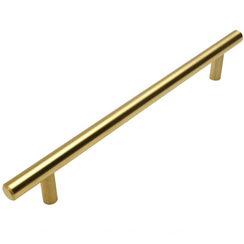 Cosmas 305-224BB Brushed Brass Euro Style Bar Pull